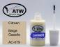 Preview: Citroen, Beige Gazelle, AC-079: 20ml Lackstift, von ATW Autoteile West.